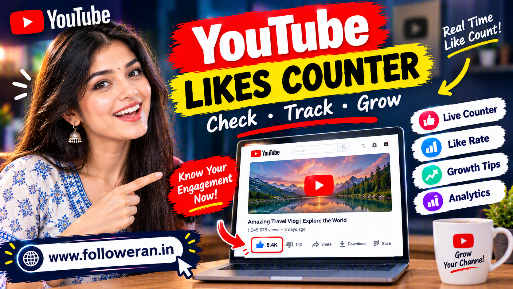 YouTube Likes Counter: Check & Track YouTube Likes