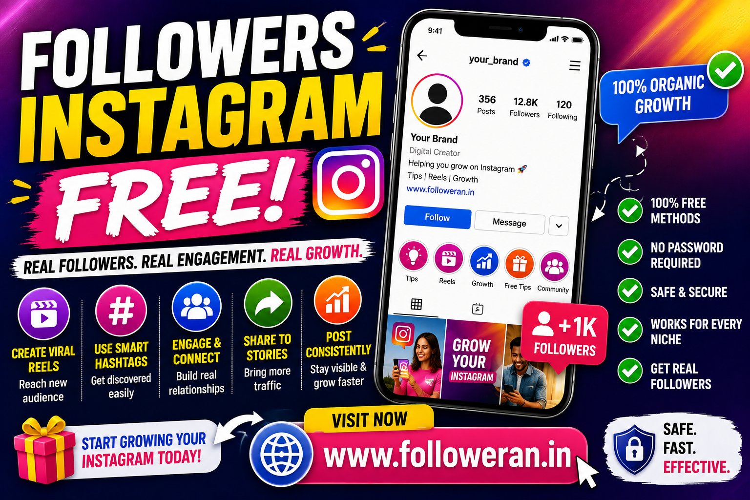 Followers Instagram Free: How to Get Free Instagram Followers