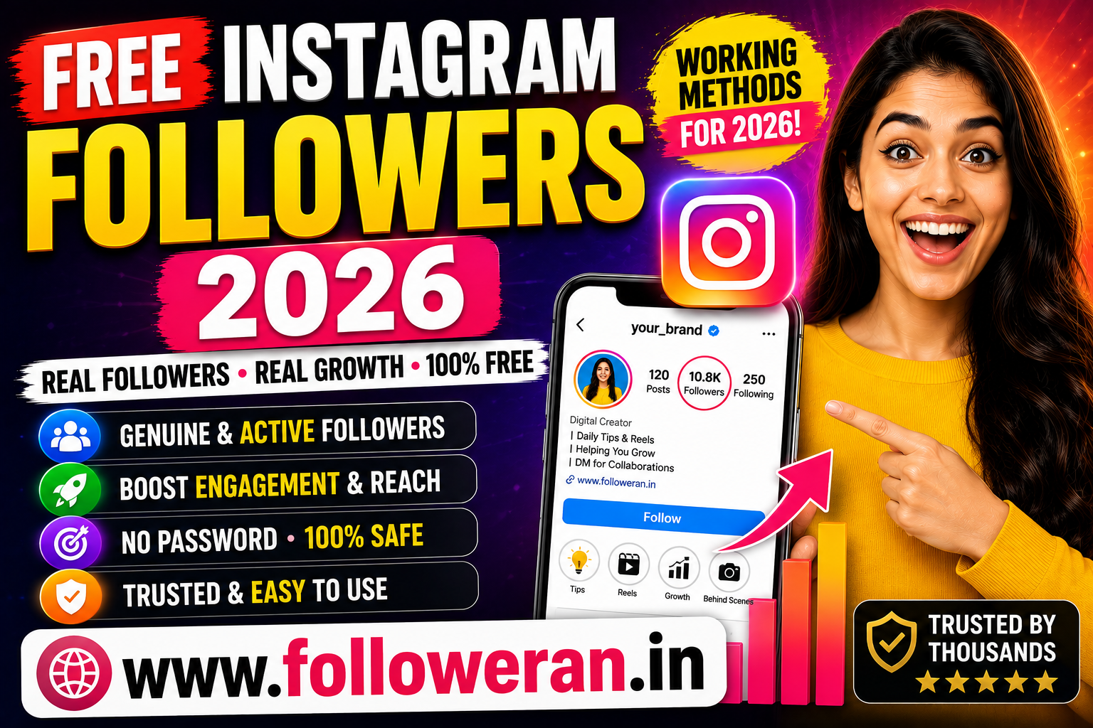 Free Instagram Followers 2026: Best Ways to Grow Your Account
