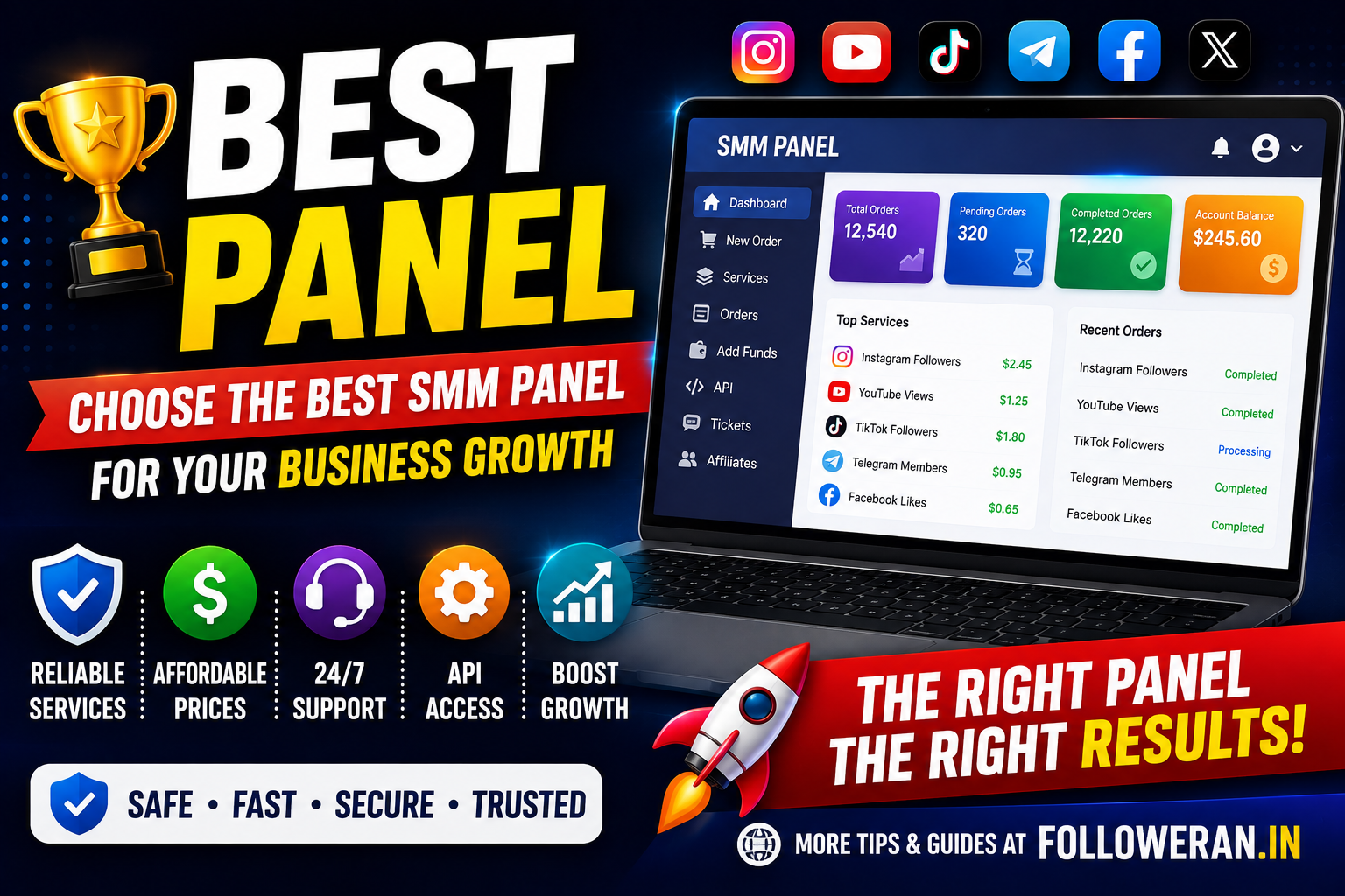 Best Panel: How to Choose the Best SMM Panel for Social Media Marketing
