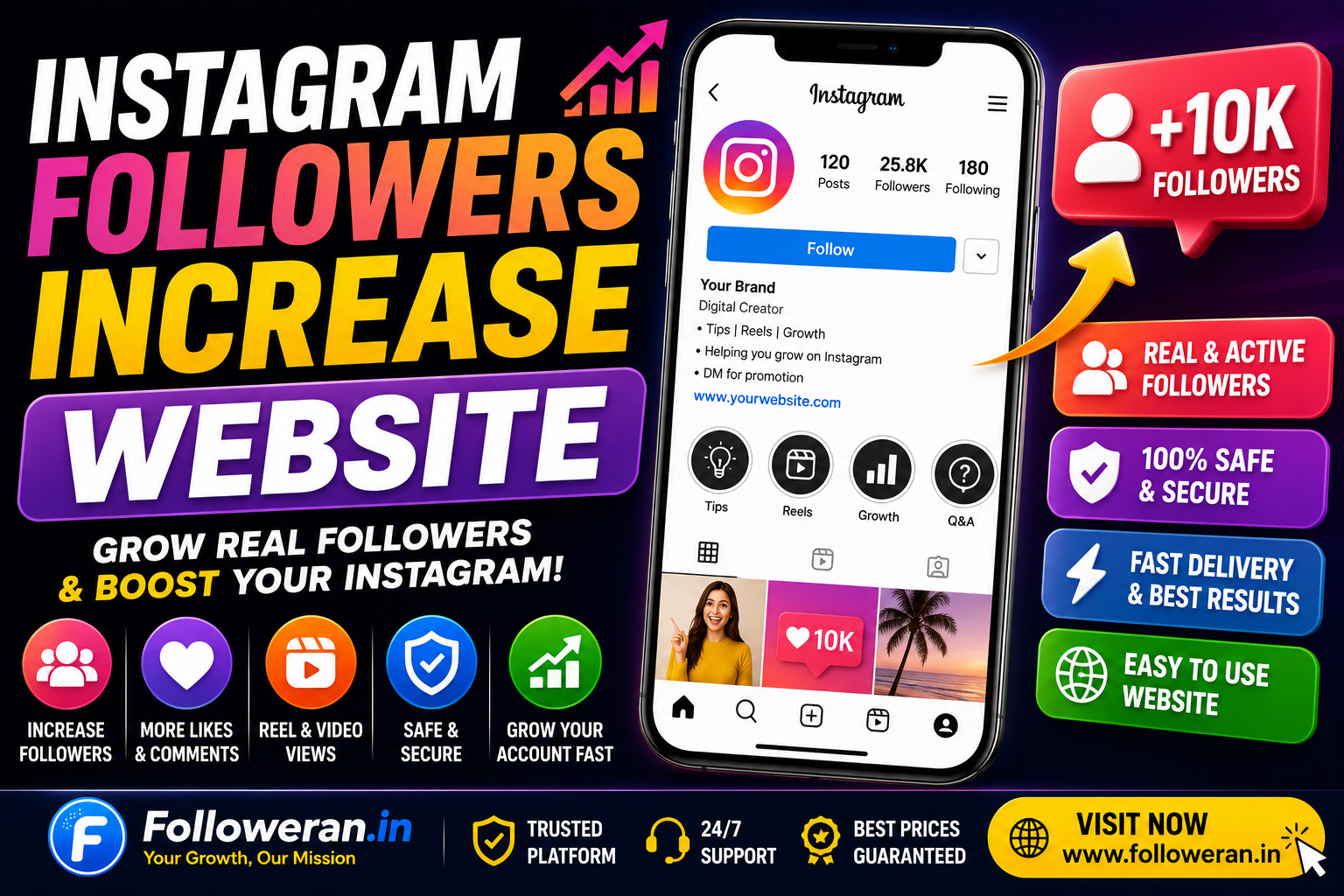 Instagram Followers Increase Website: How to Grow Your Instagram Account