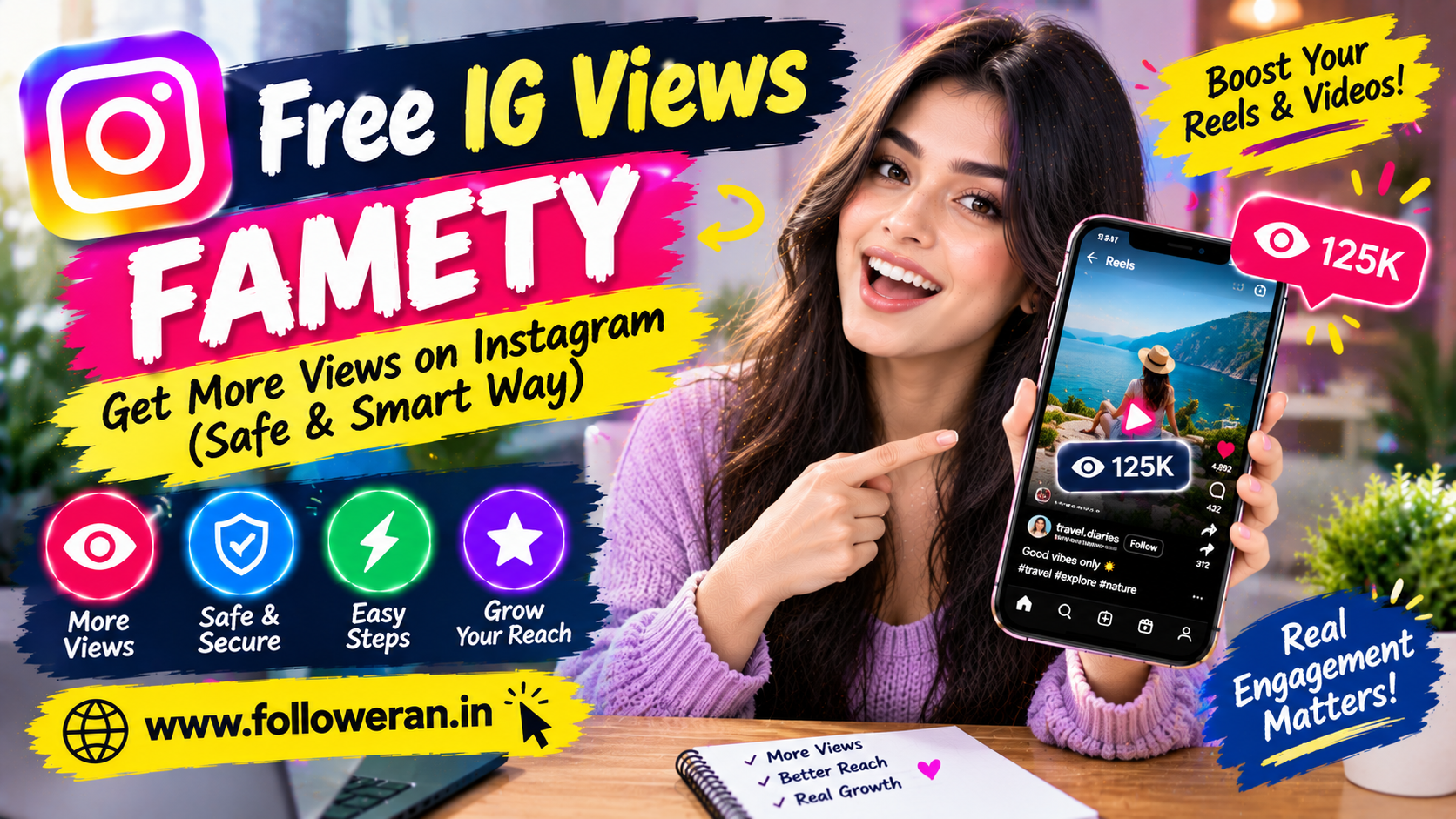 Free IG Views Famety: How to Get More Instagram Views
