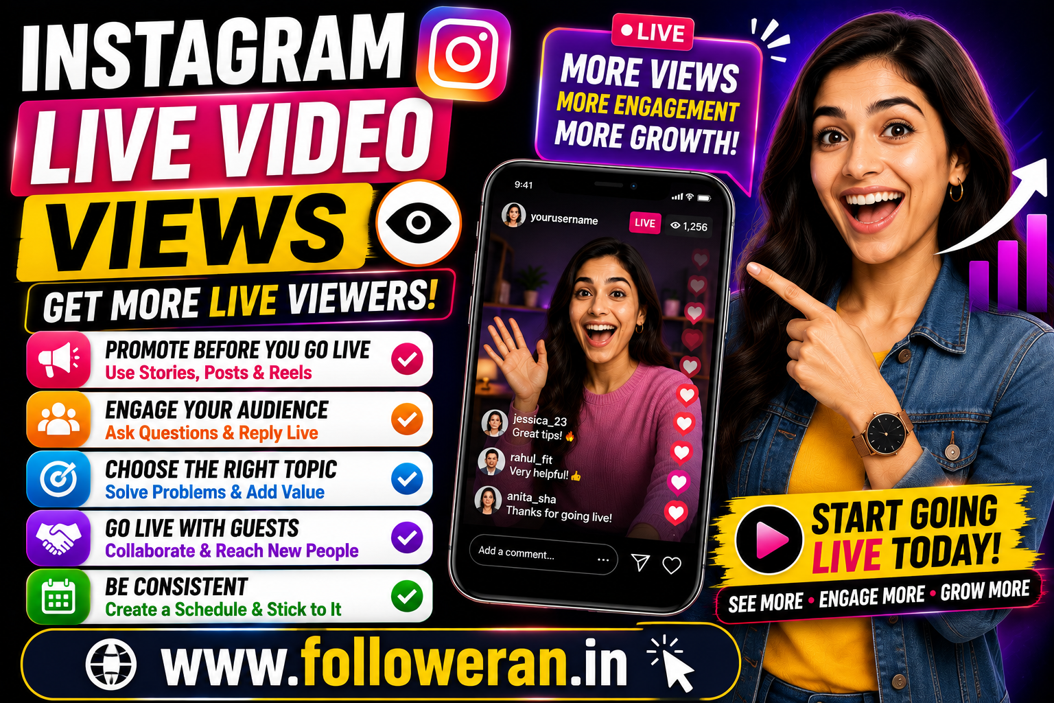 Instagram Live Video Views: 15 Ways to Get More Live Viewers