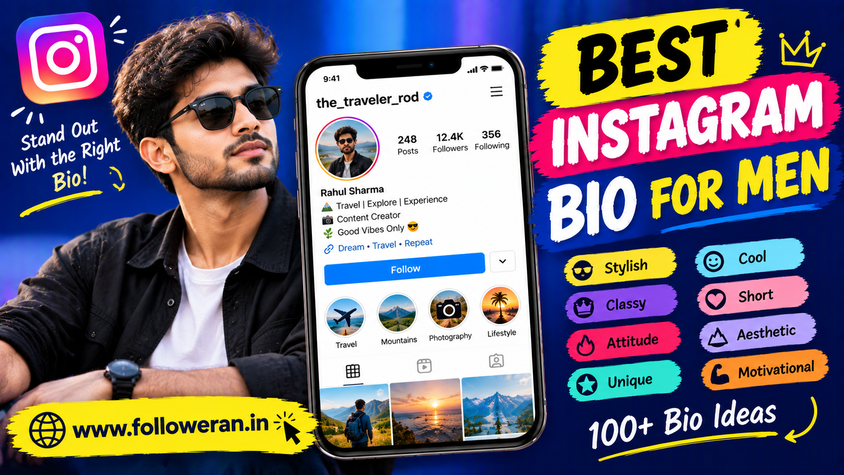 Best Instagram Bio for Men: 100+ Stylish & Classy Ideas