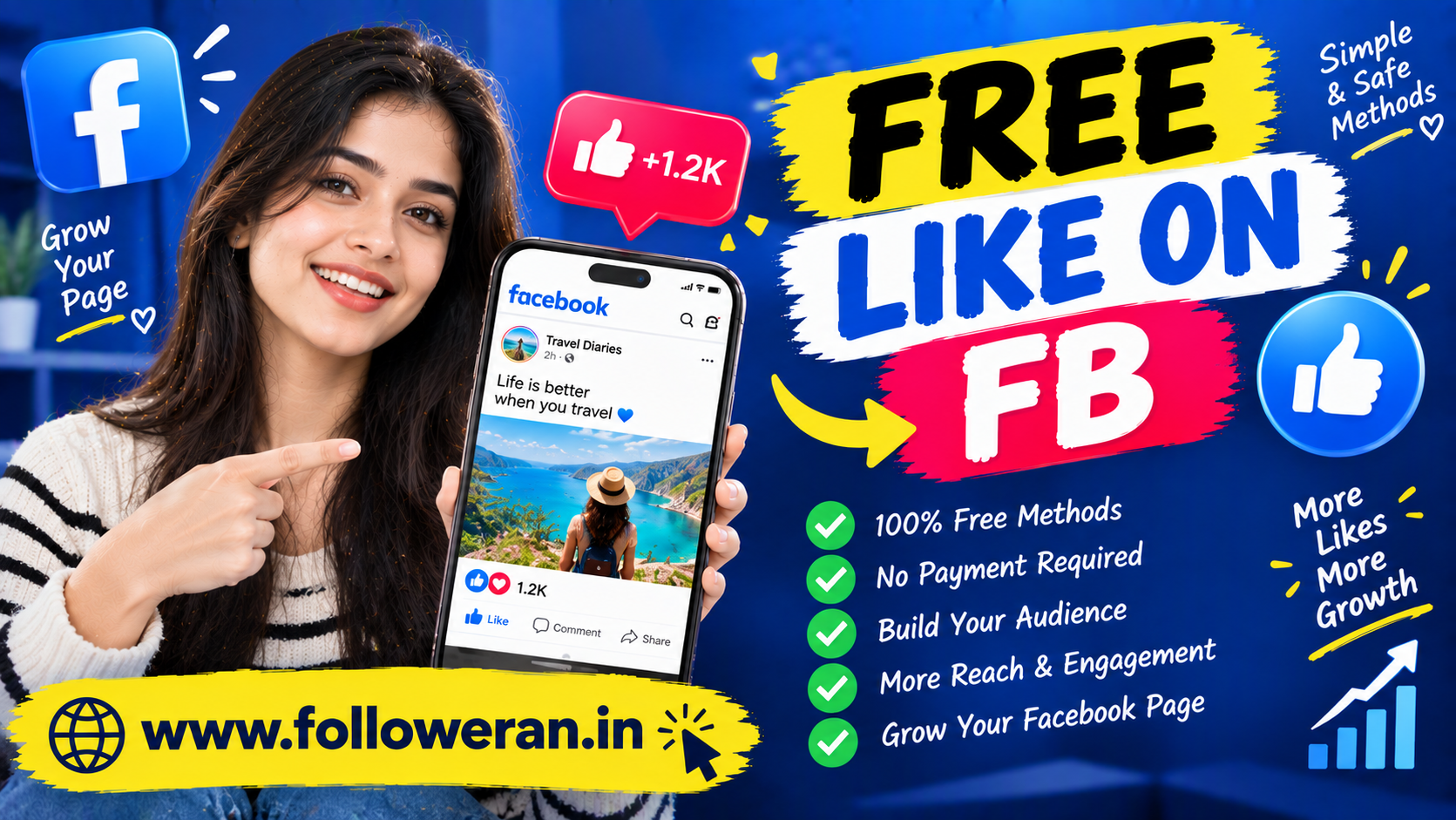 Free Like on FB: How to Get More Facebook Likes