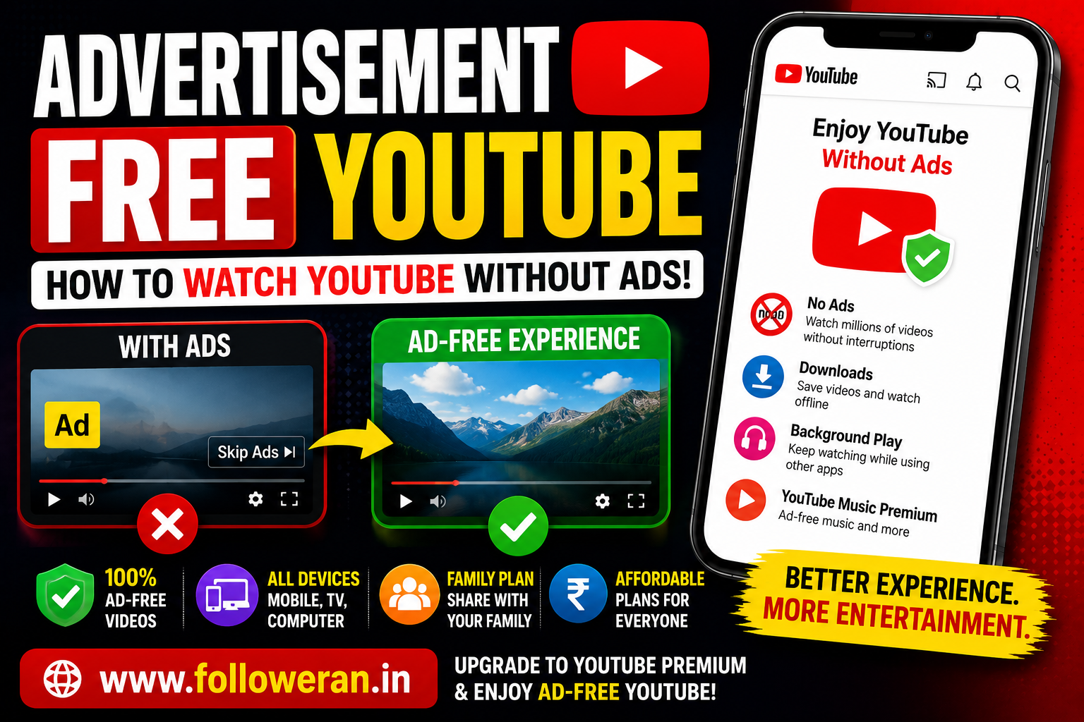 Advertisement Free YouTube: How to Watch YouTube Without Ads