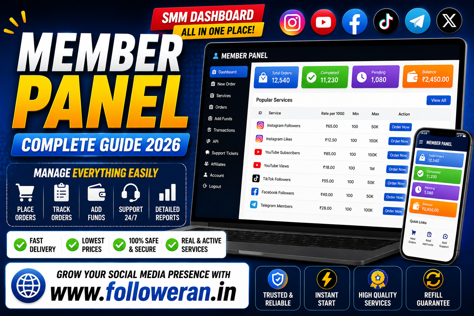 Member Panel: What It Is, How It Works & How to Choose the Best SMM Panel