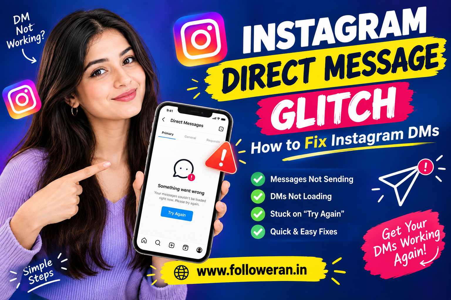 Instagram Direct Message Glitch: How to Fix Instagram DMs