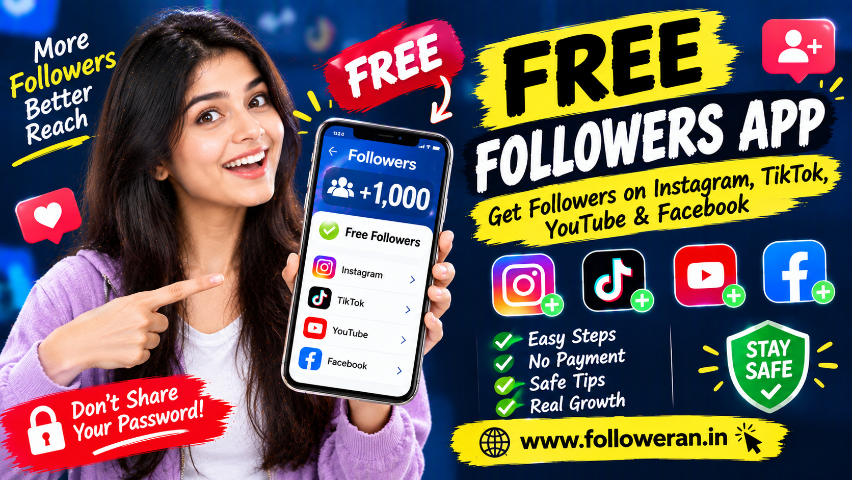 Free Followers App: Safe Ways to Grow Your Social Media