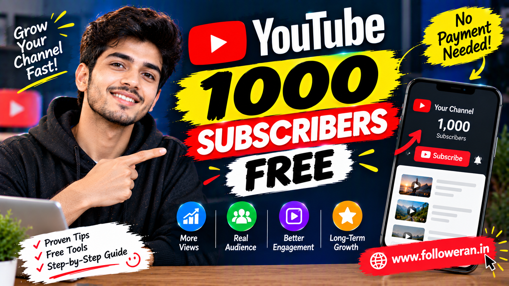 YouTube Subscribers Free: How to Get More Subscribers