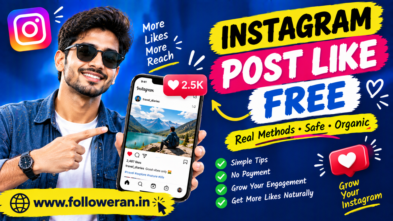 Instagram Post Like Free: Get More Likes Without Paying