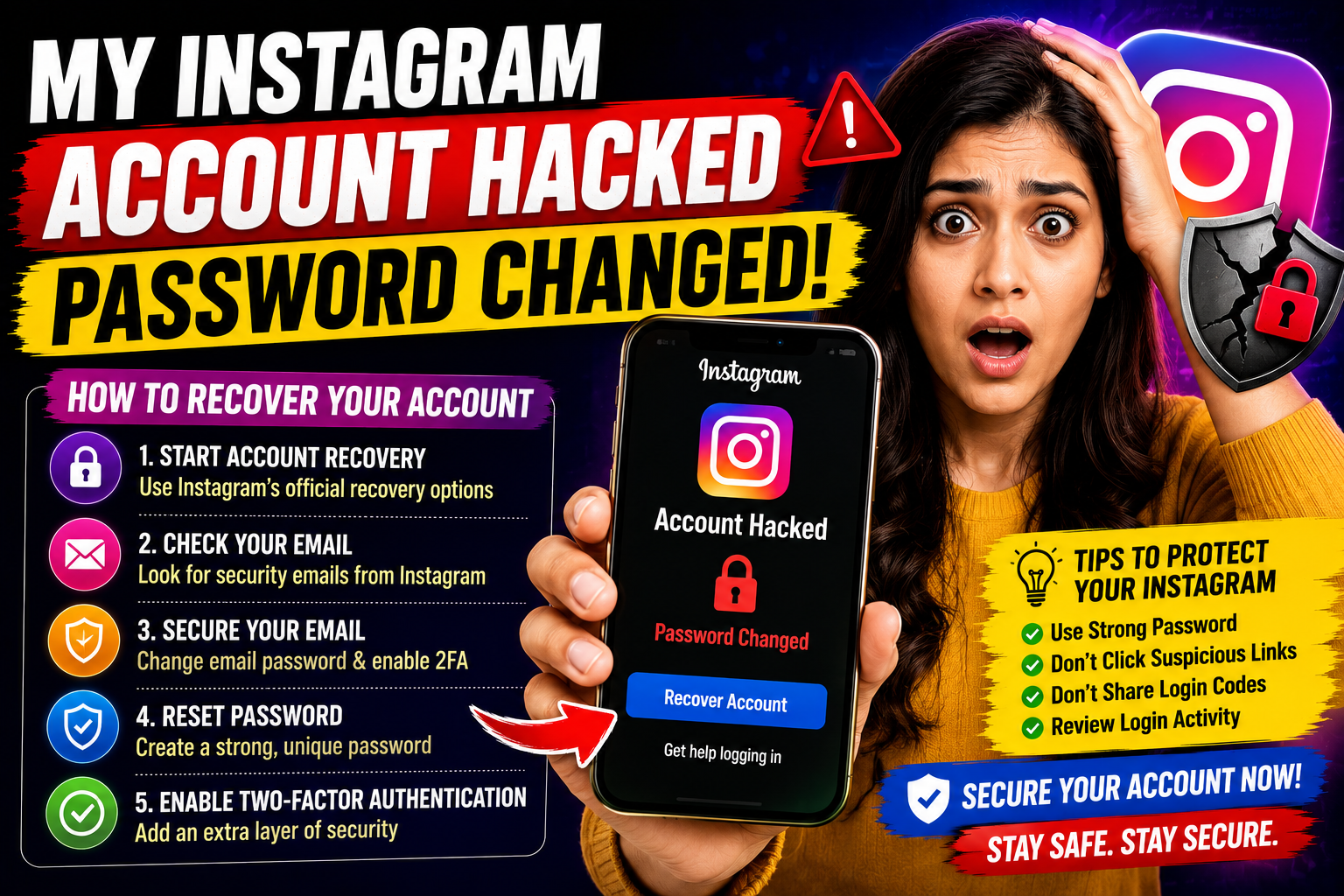 My Instagram Account Hacked Password: How to Recover Your Account