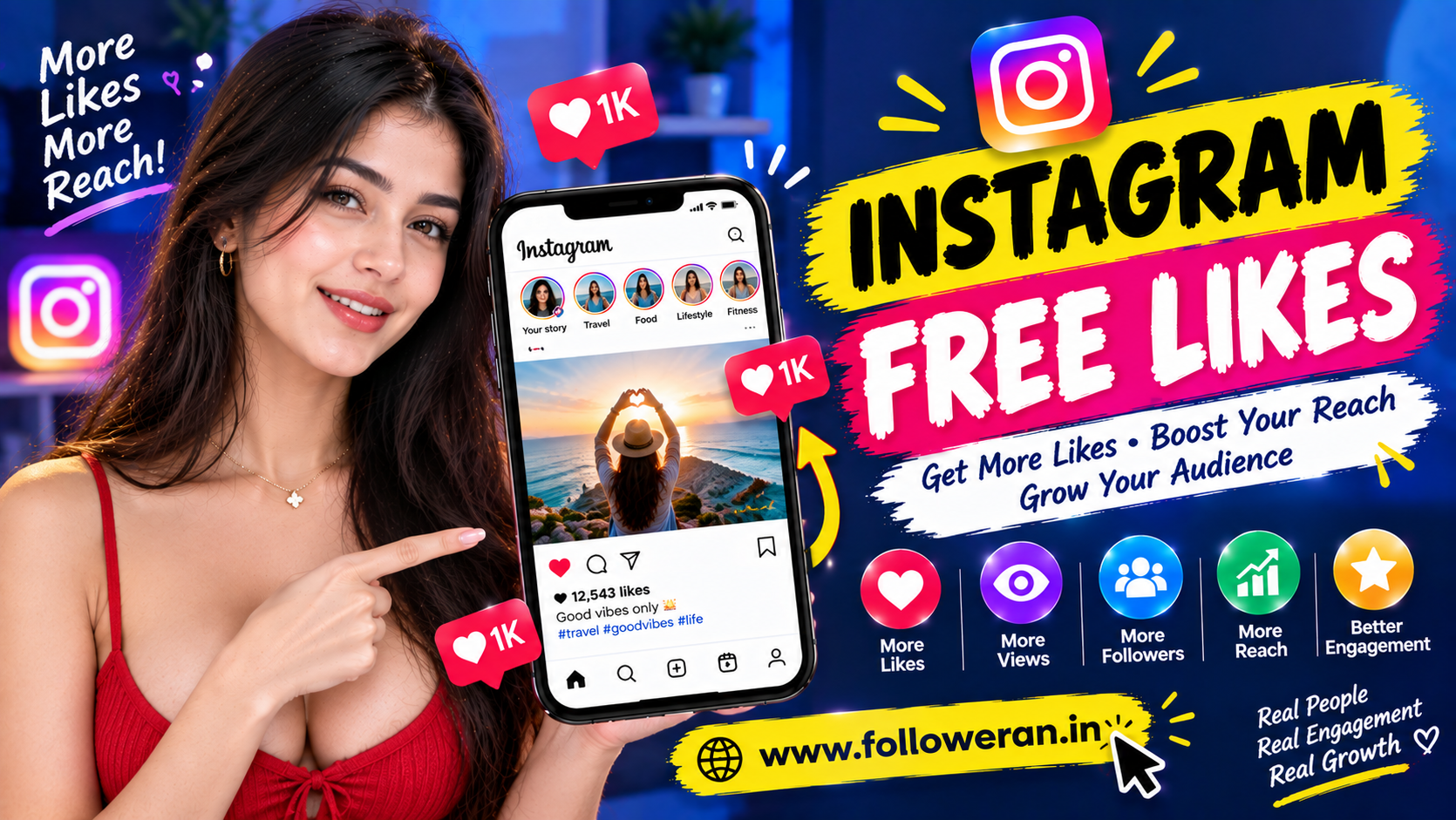 Instagram Free Likes: How to Get More Instagram Likes in 2026
