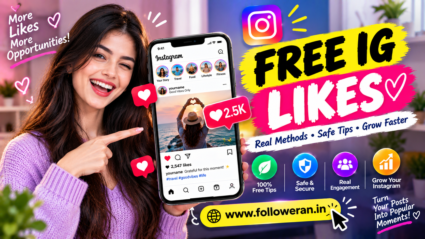 Free IG Likes: How to Get More Instagram Likes in 2026