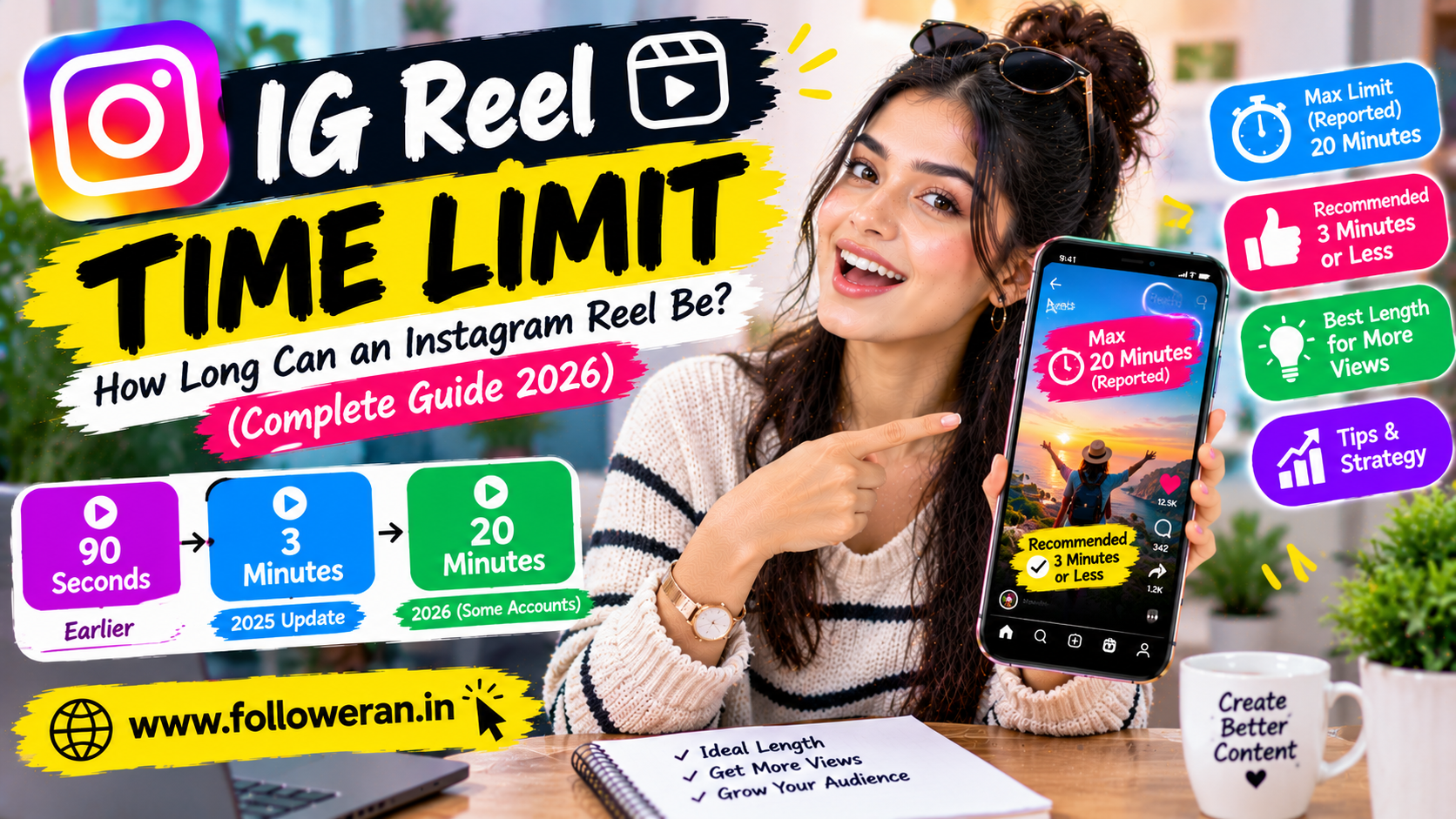 IG Reel Time Limit: Instagram Reels Length in 2026