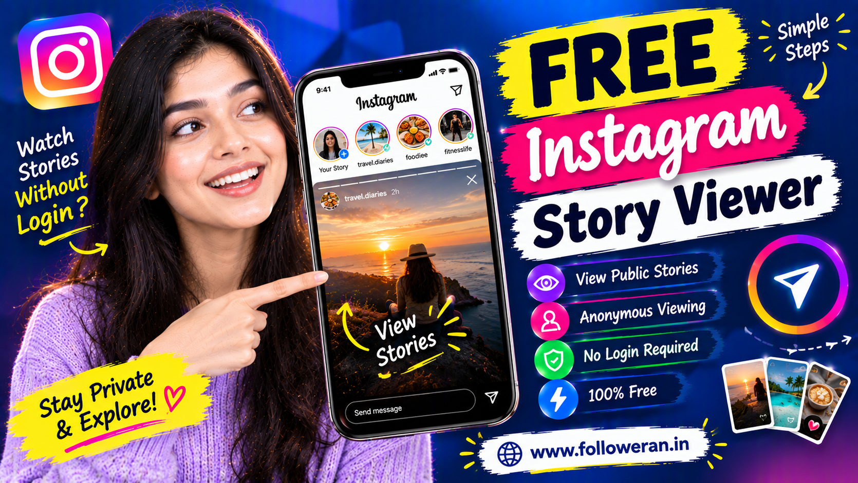 Free Instagram Story Viewer: Watch Instagram Stories Online