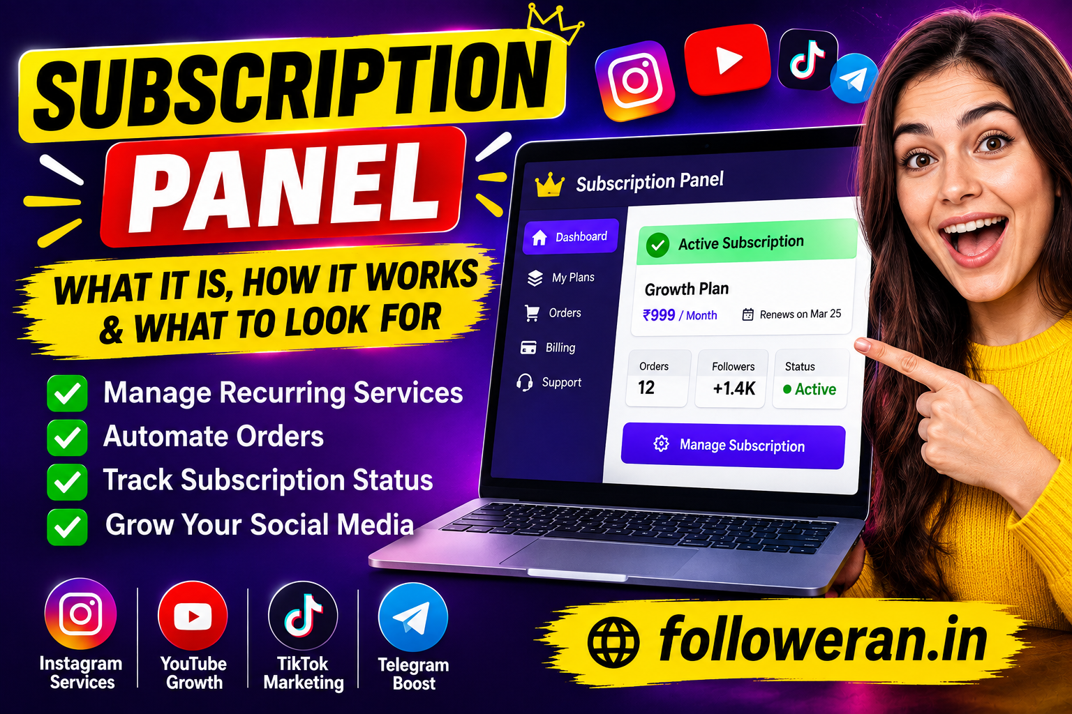 Subscription Panel: What It Is, How It Works, and What to Look For