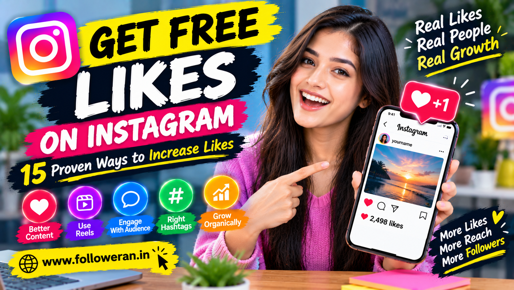 Get Free Likes on Instagram: 15 Proven Ways to Increase Likes