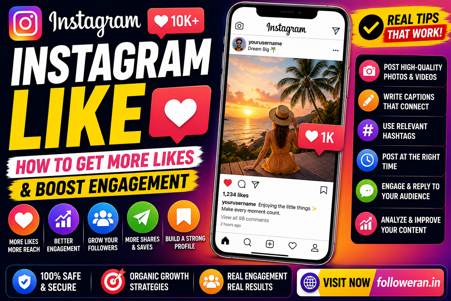 Instagram Like: How to Get More Likes on Instagram