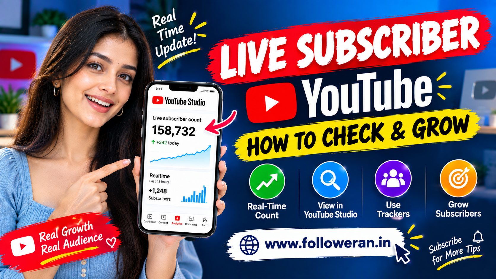 Live Subscriber YouTube: Check Real-Time Subscribers & Grow