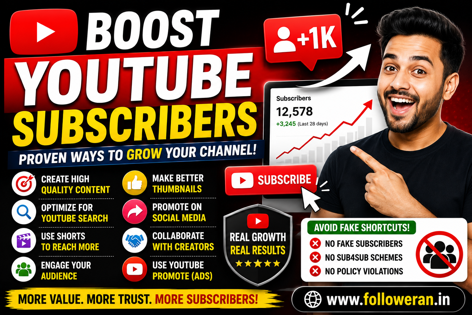 Boost YouTube Subscribers: How to Grow Your Channel Safely