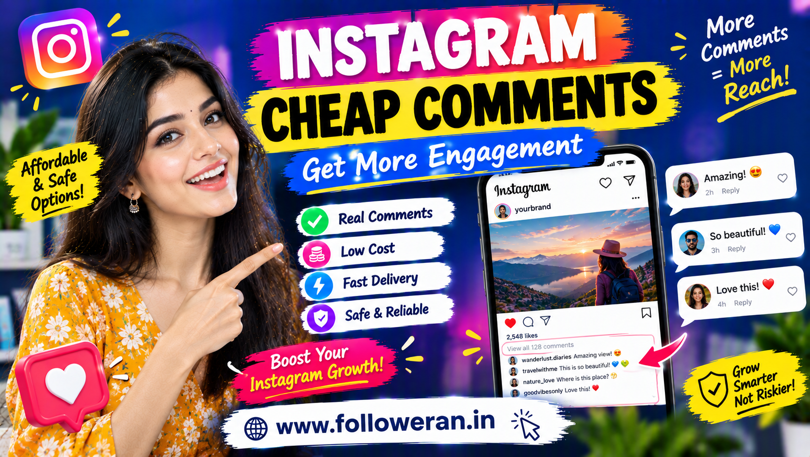 Cheap Comments for Instagram: Get More Comments Safely