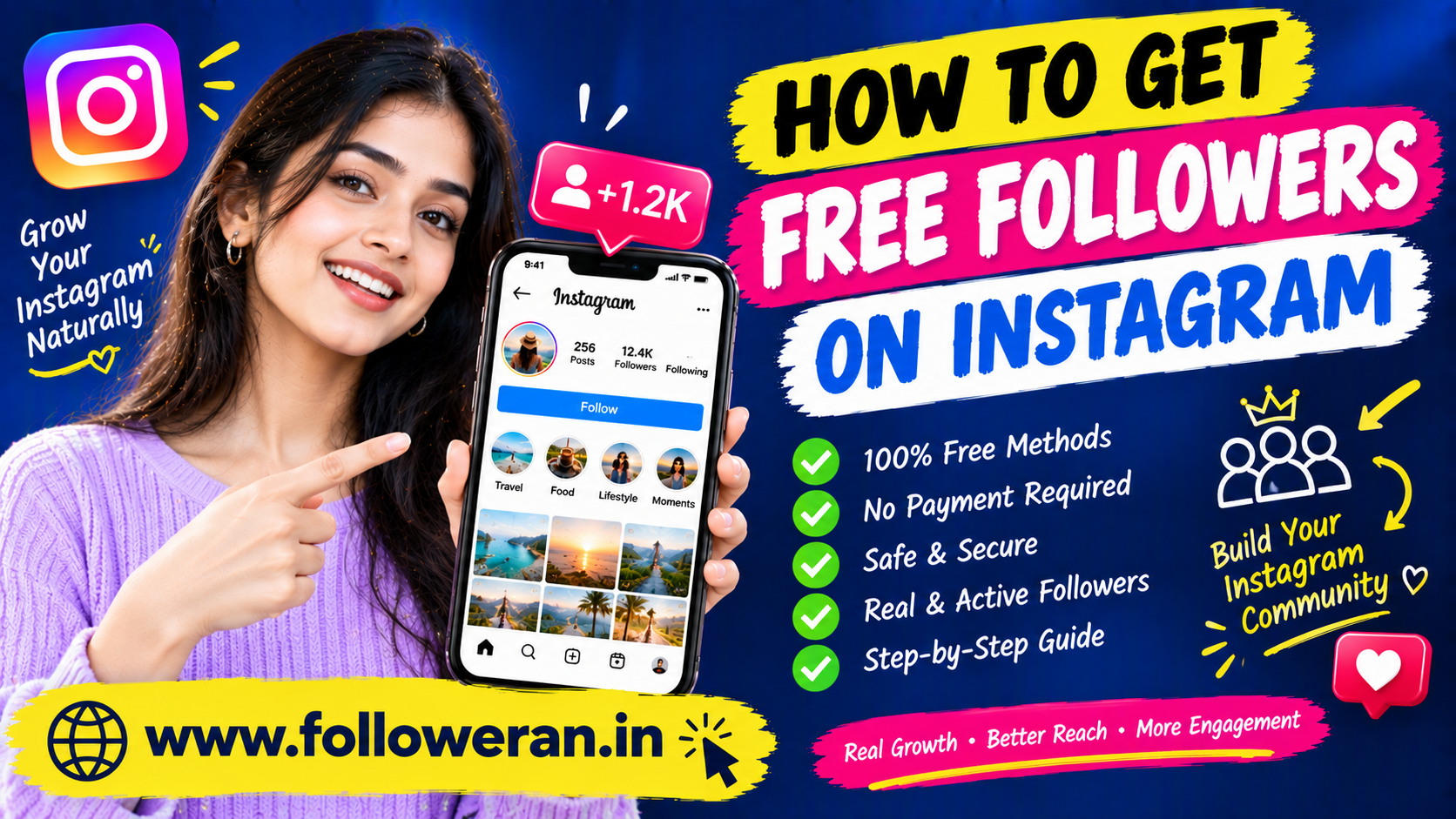 How to Get Free Followers on Instagram: 20 Easy Methods