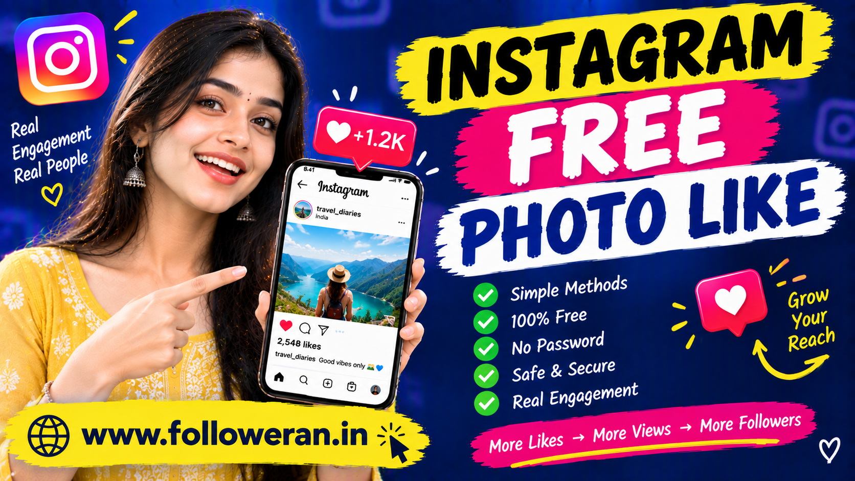 Instagram Free Photo Like: Get More Likes on Photos Free