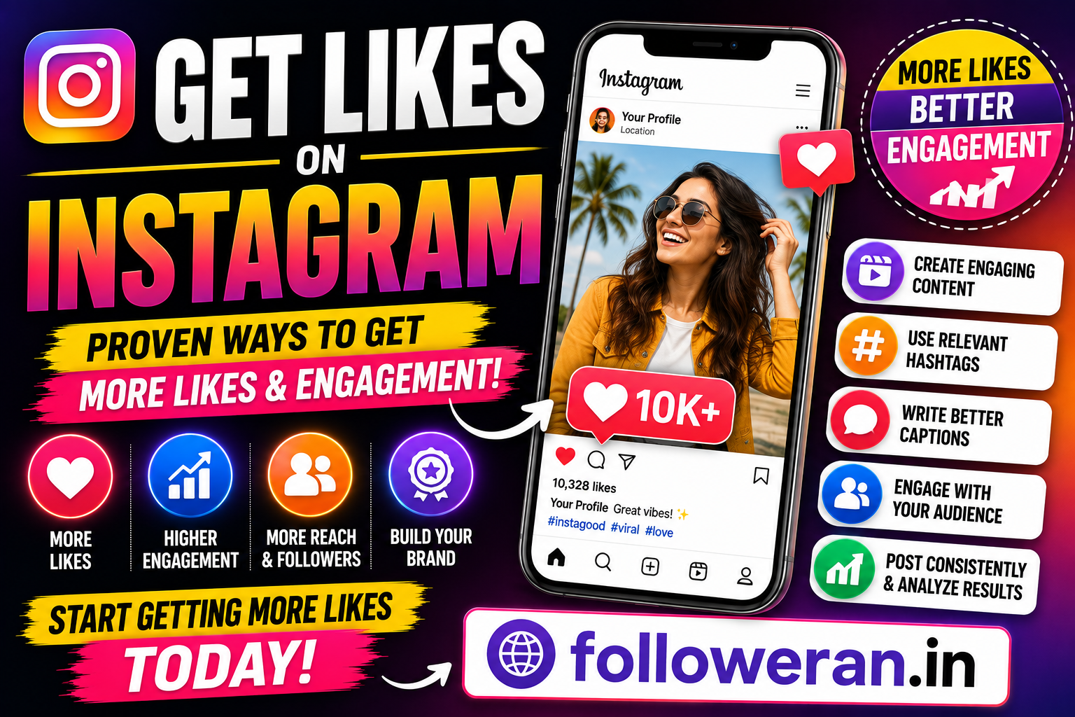 Get Likes on Instagram: How to Get More Instagram Likes