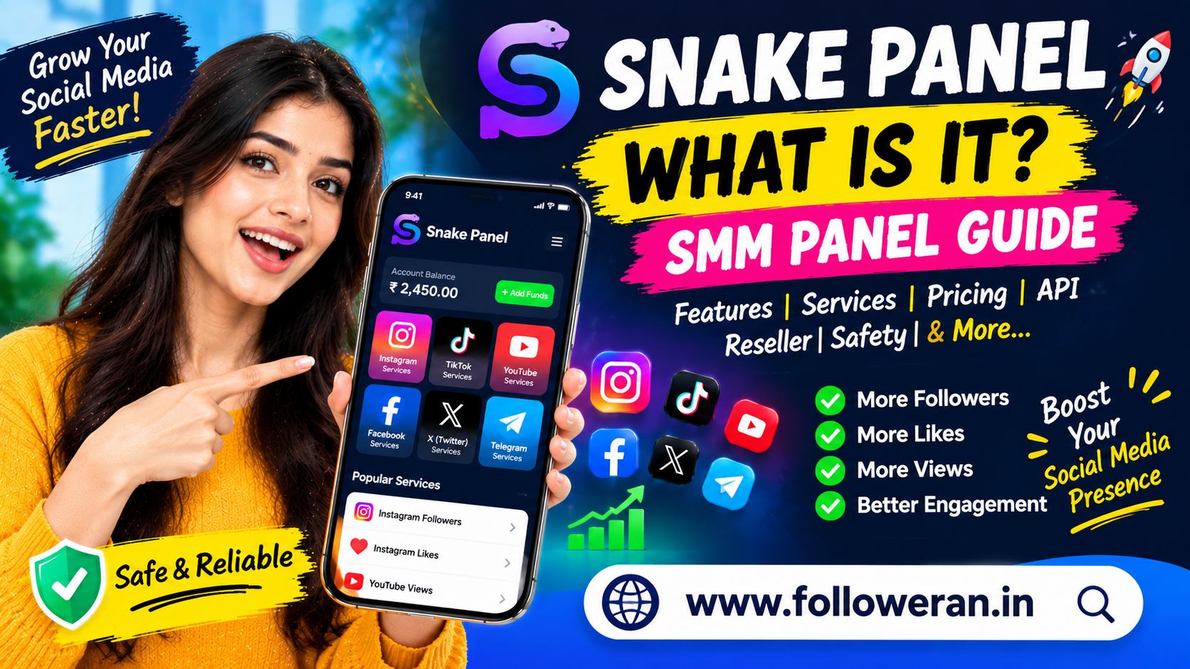 Snake Panel: What Is It? SMM Panel Guide, Features & Benefits