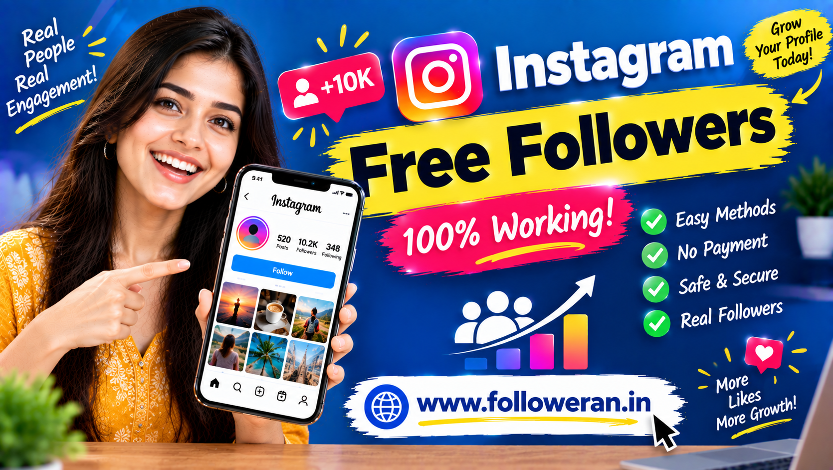 Free IG Followers: How to Get More Instagram Followers Safely