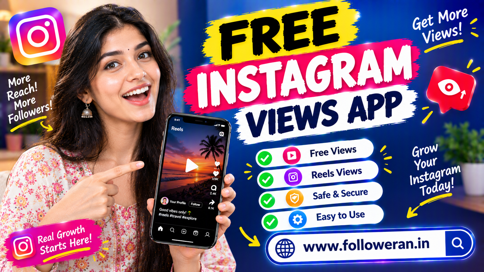 Free Instagram Views App: Get More Instagram Views Safely