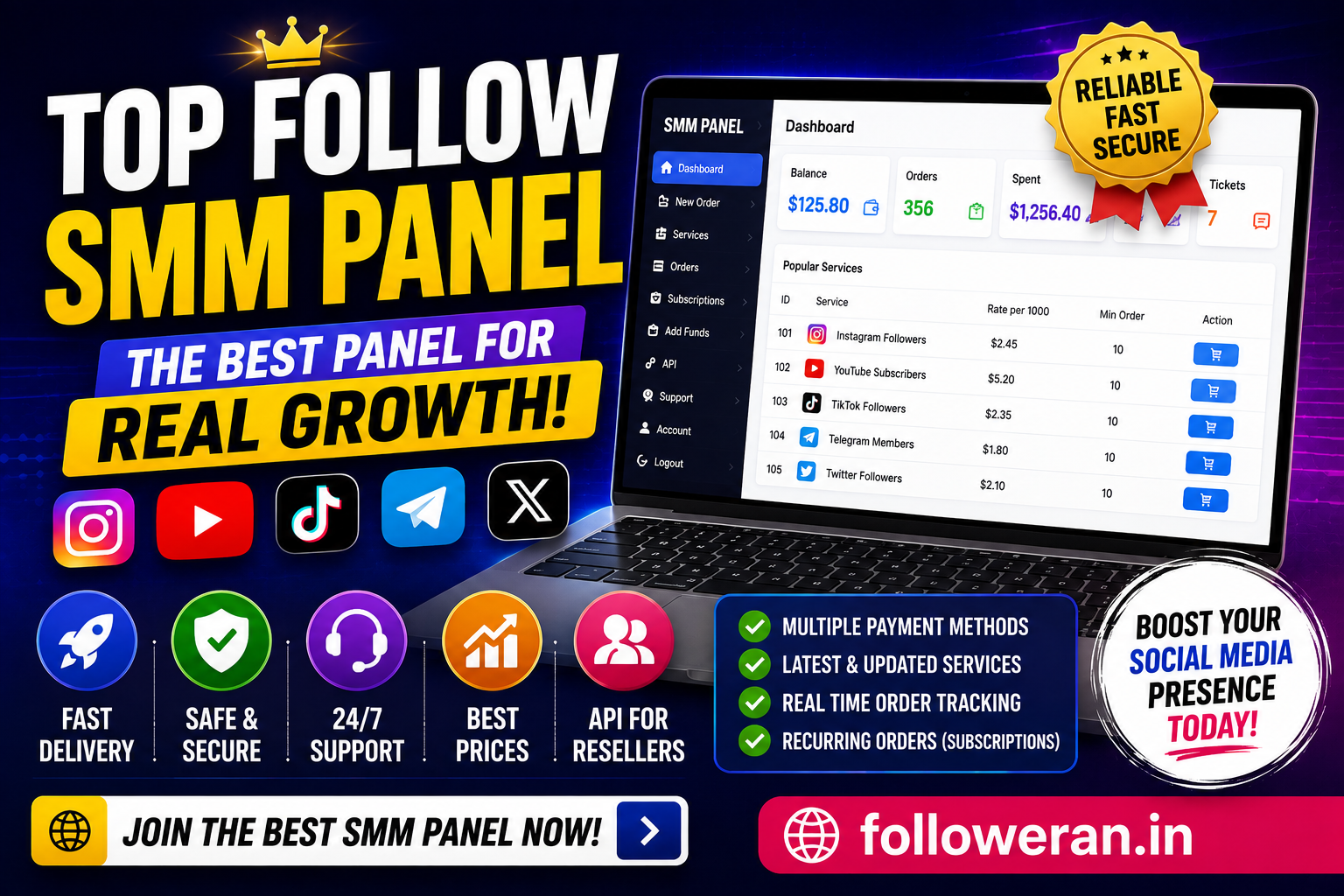 Top Follow SMM Panel: How to Choose a Reliable Social Media Marketing Panel