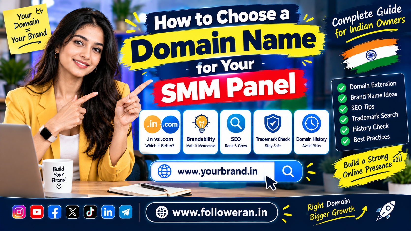 How to Choose a Domain Name for Your SMM Panel in India