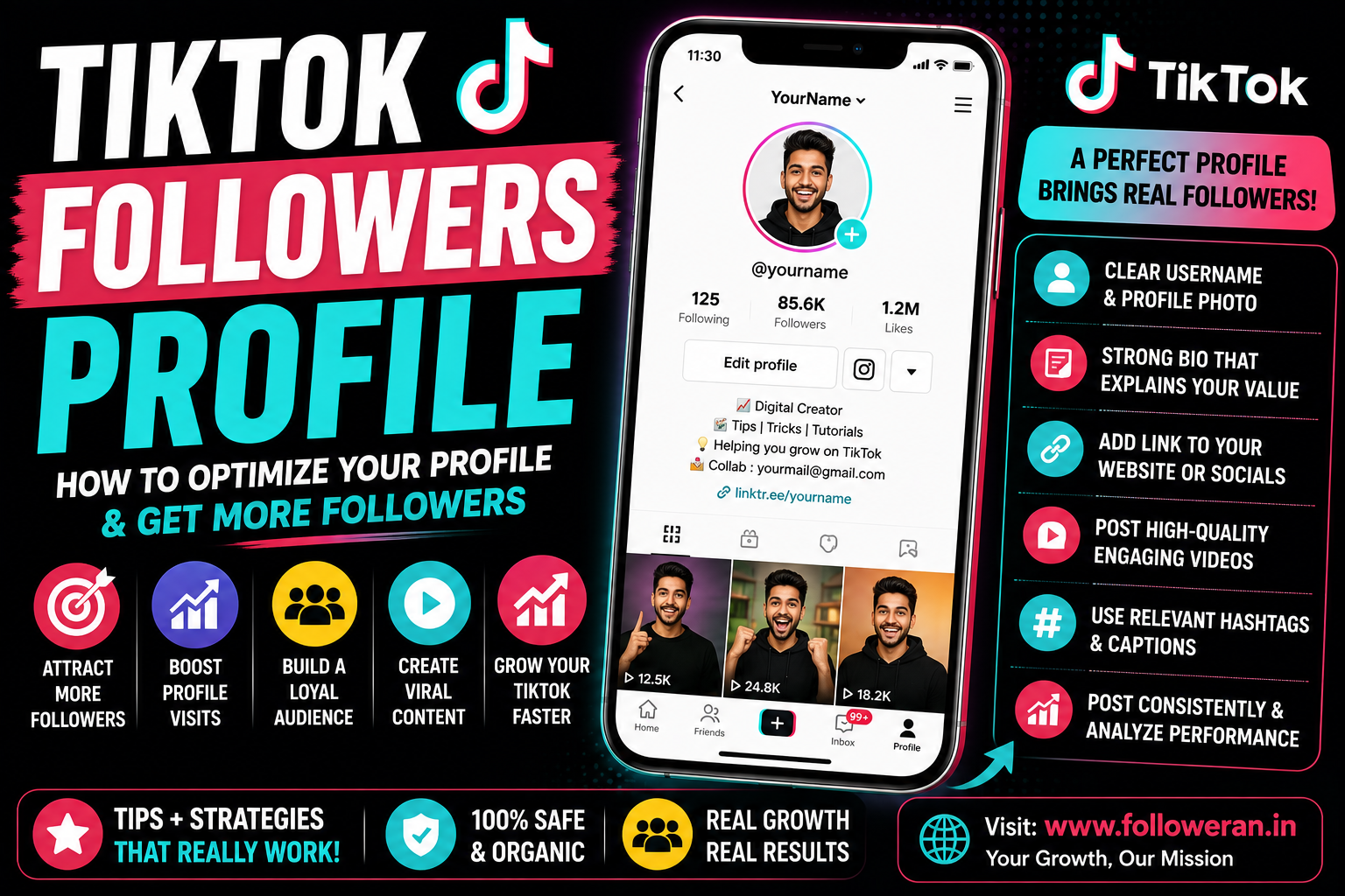 TikTok Followers Profile: How to Optimize Your Profile for More Followers