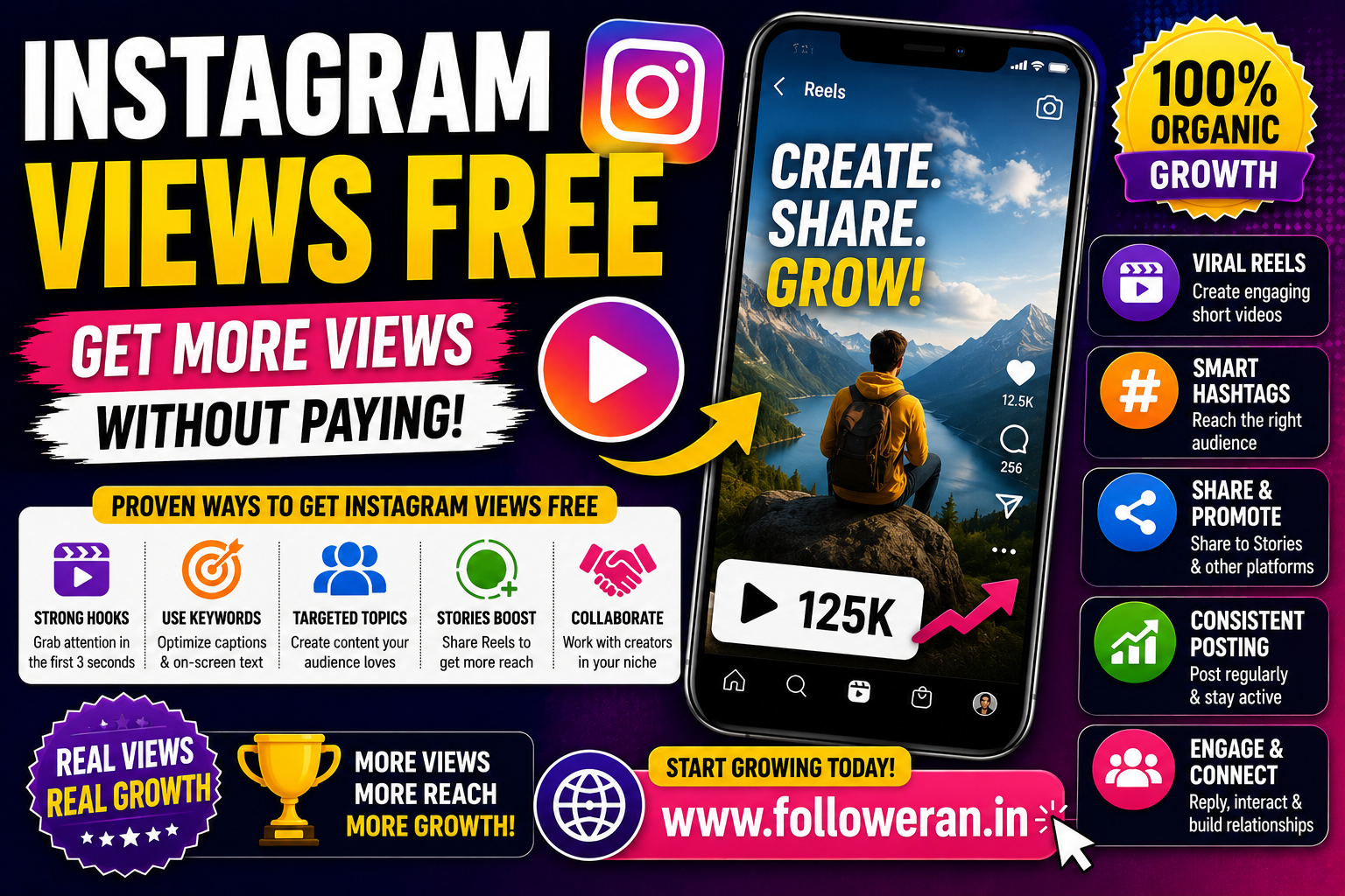Instagram Views Free: How to Get More Instagram Views