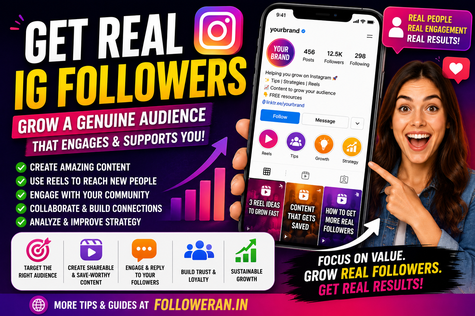 Get Real IG Followers: 15 Proven Ways to Build a Genuine Instagram Audience