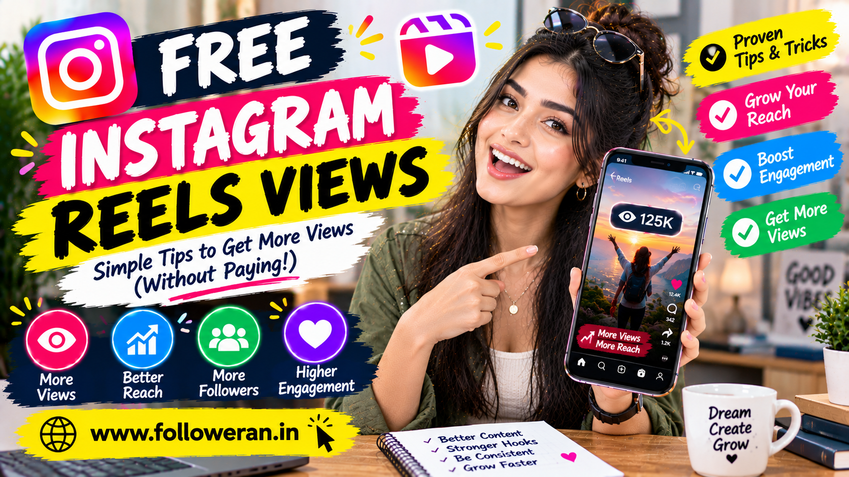 Free Instagram Reels Views: 15 Ways to Get More Views