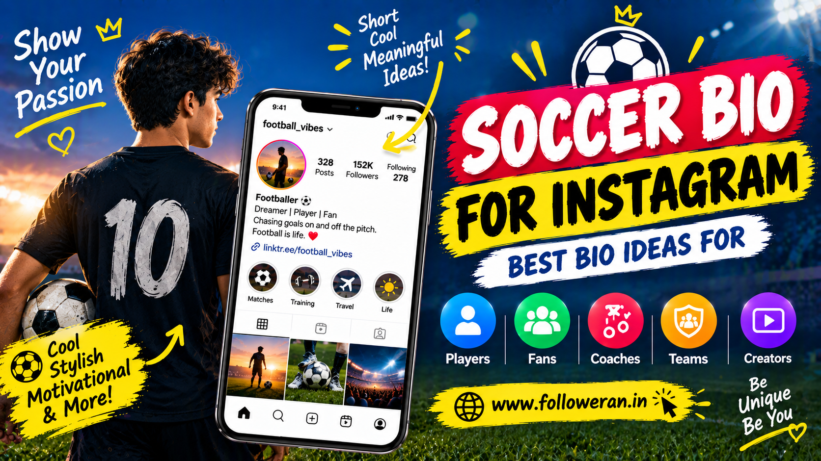 Soccer Bio for Instagram: 150+ Best Soccer Bio Ideas