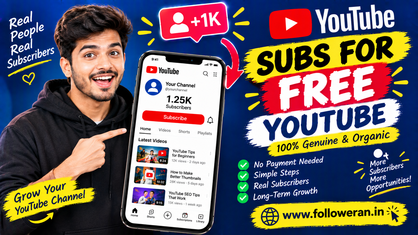 Subs for Free YouTube: How to Get Free YouTube Subscribers