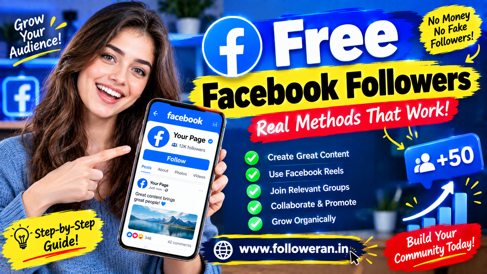 Free Facebook Followers: How to Get More Followers in 2026