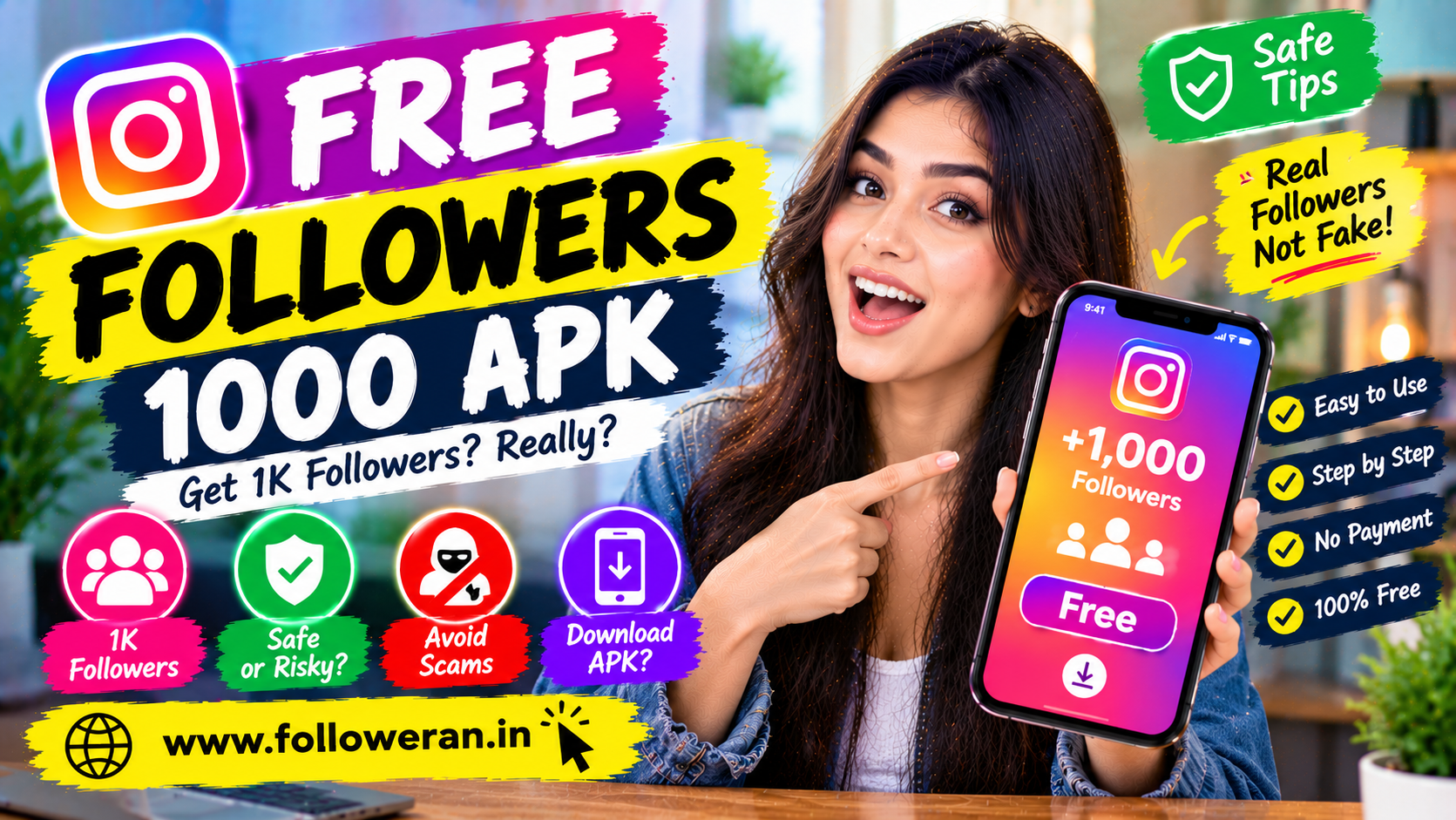 Free Followers 1000 APK: Get 1,000 Followers Safely & Organically