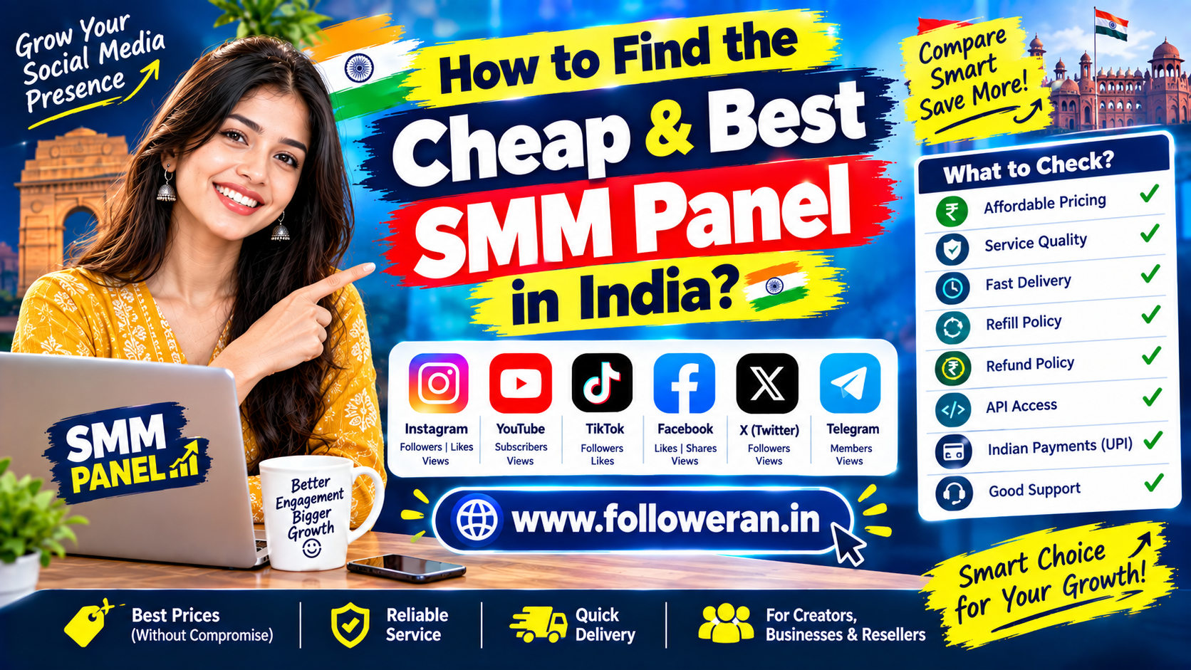 How to Find the Cheap & Best SMM Panel in India