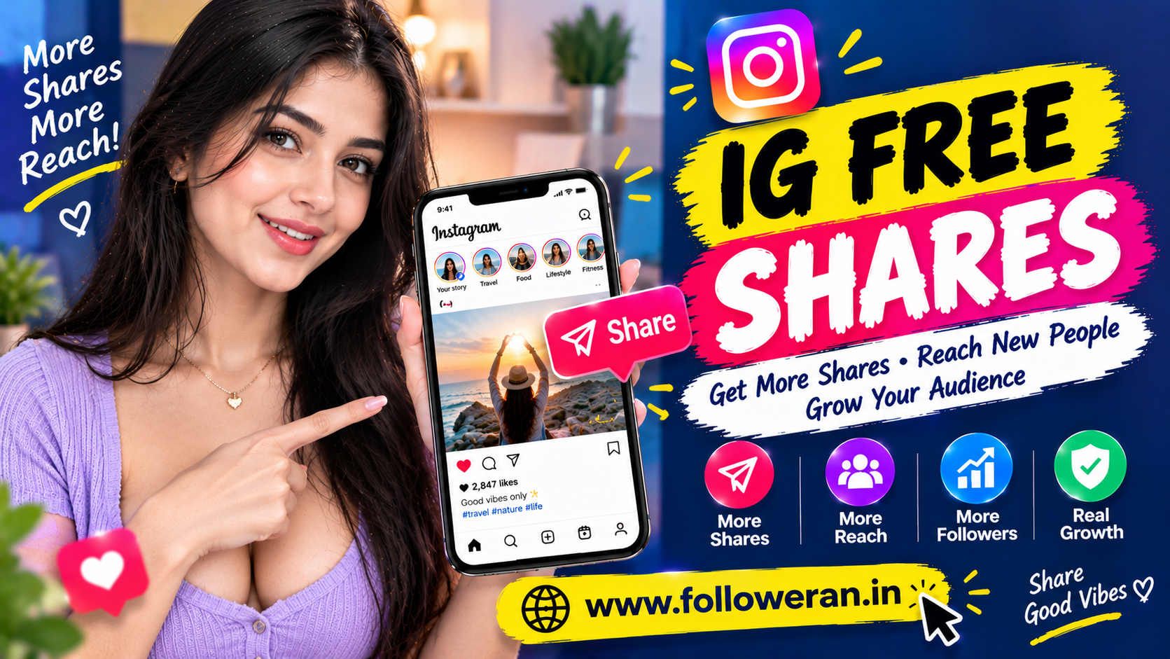 IG Free Shares: How to Get More Instagram Shares Organically