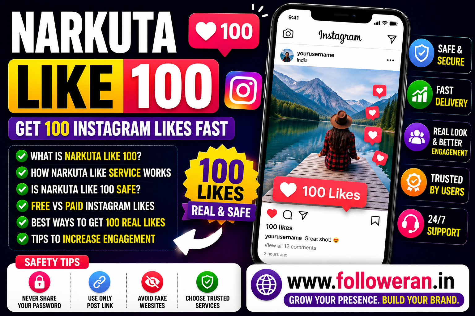Narkuta Like 100: What It Means and How to Get 100 Instagram Likes