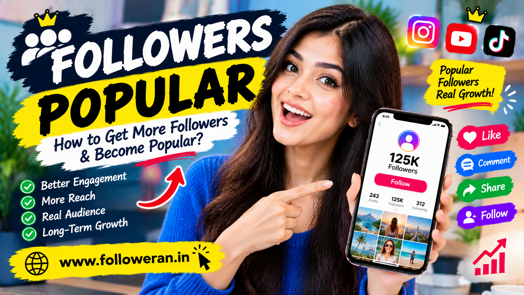 Followers Popular: How to Get More Popular Followers & Grow
