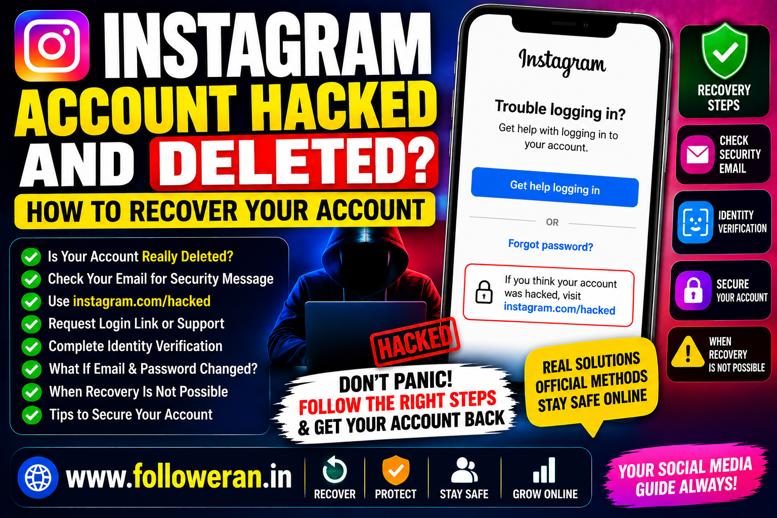 Instagram Account Hacked and Deleted: How to Recover Your Account