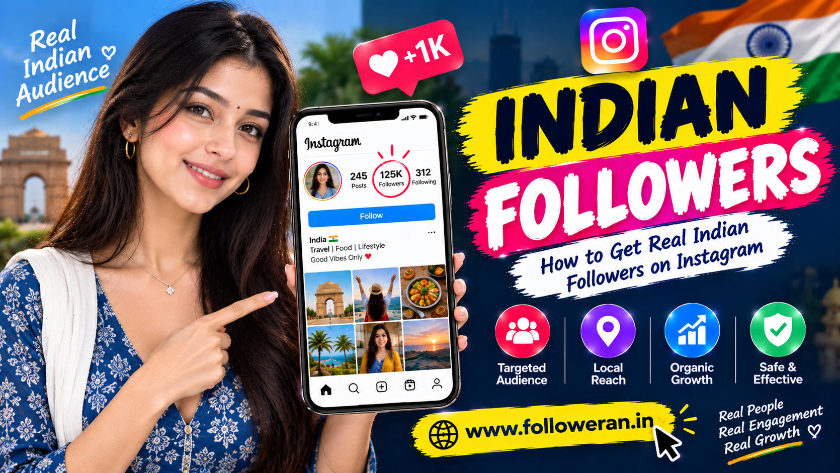 Indian Followers: How to Get Real Indian Instagram Followers