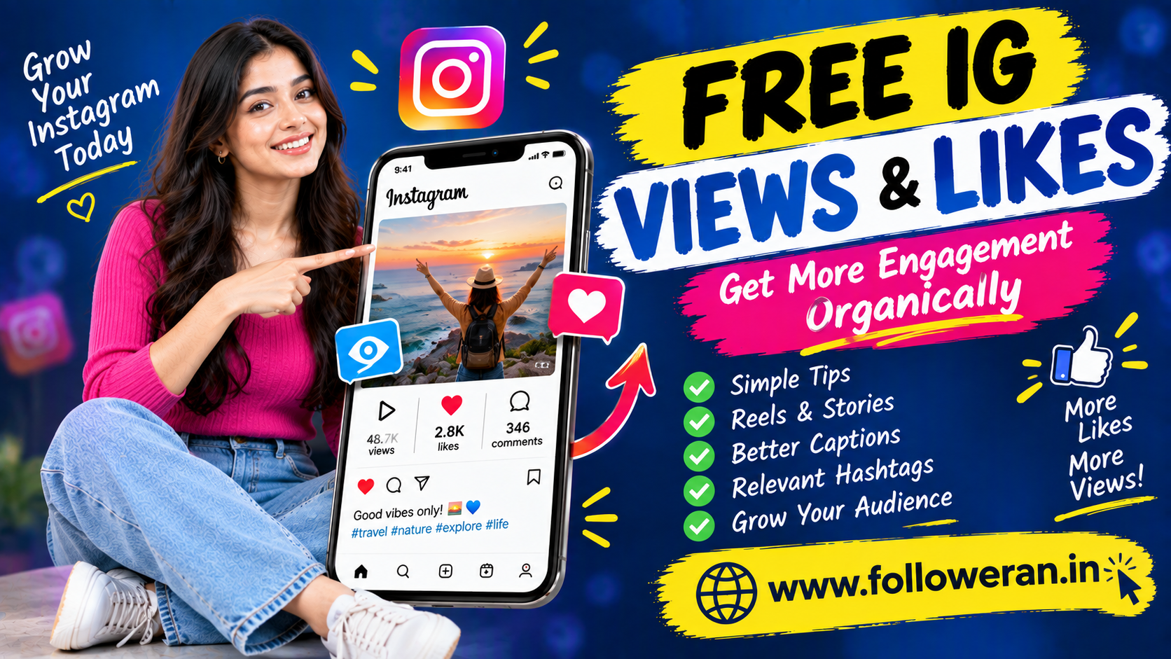 Free IG Views and Likes: Get More Instagram Engagement Free