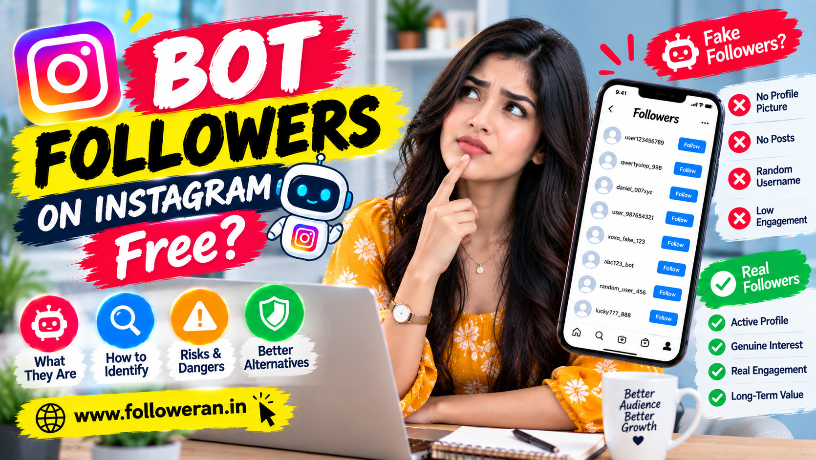 Bot Followers on Instagram: What They Are, Risks & Better Alternatives